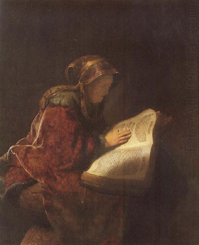 REMBRANDT Harmenszoon van Rijn Rembrandt-s Mother as the Biblical Prophetess Hannab china oil painting image